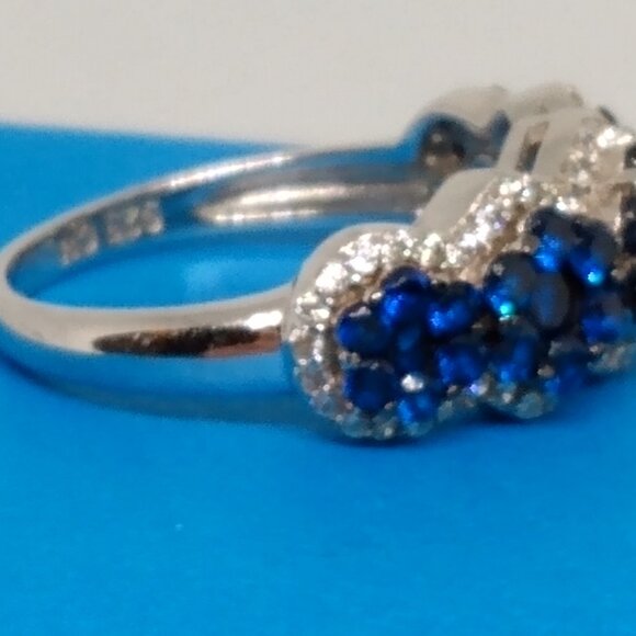 Blue spinel, stunning ring! - Picture 4 of 6